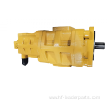 Double hydraulic gear pump for SEM50F SDLG 956